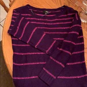 Purple sequin detail sweater - see description